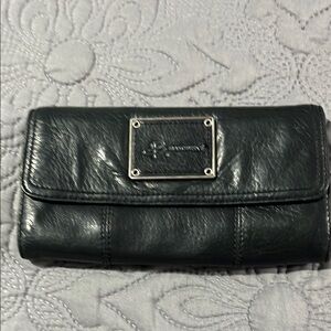 B. Makowsky Black Leather Wallet